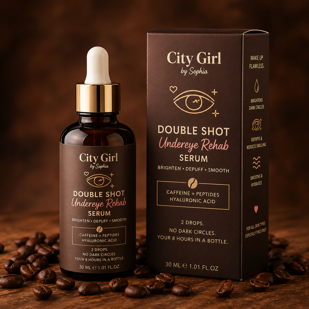 DOUBLE SHOT UNDER EYE REHAB - Caffeine & Peptides Under-Eye Serum